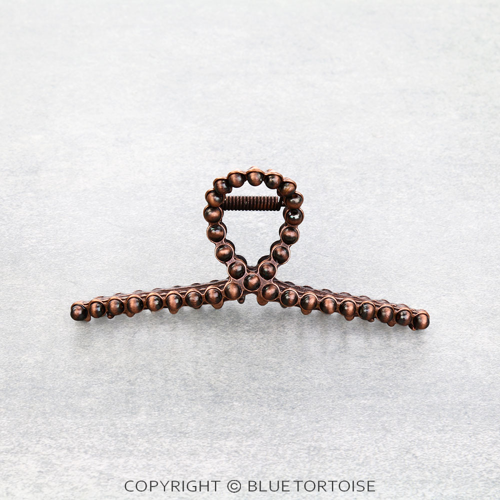4.5" Western Navajo Style Bead Hair Claw Clip