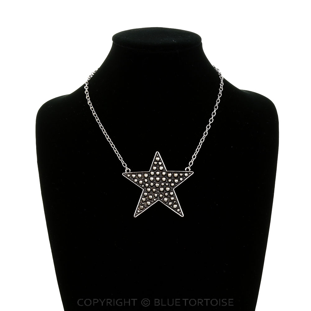 3D Ball Star Pendant Necklace - Image 2