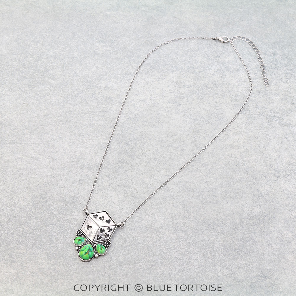Dice Pendant Necklace