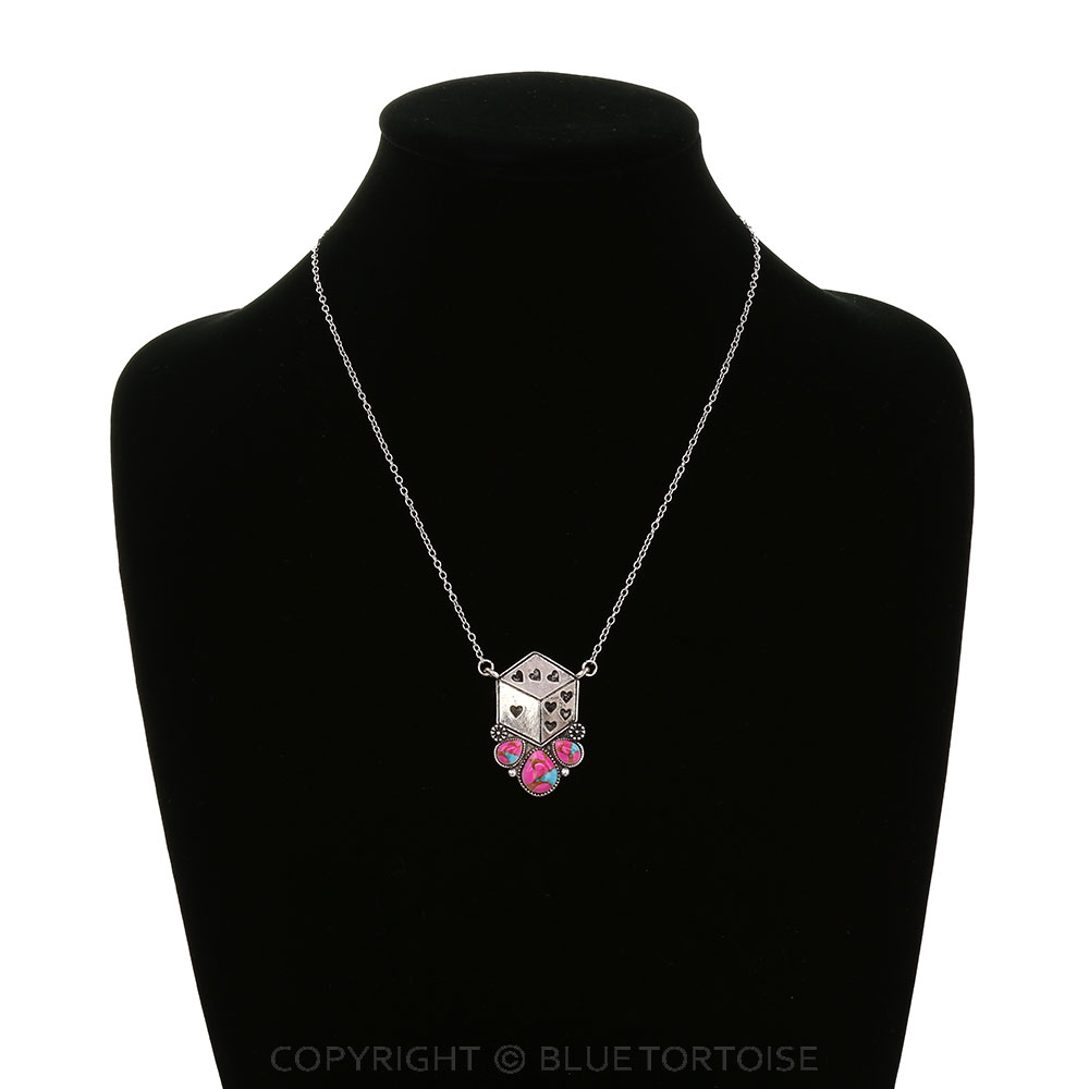 Dice Pendant Necklace - Image 2