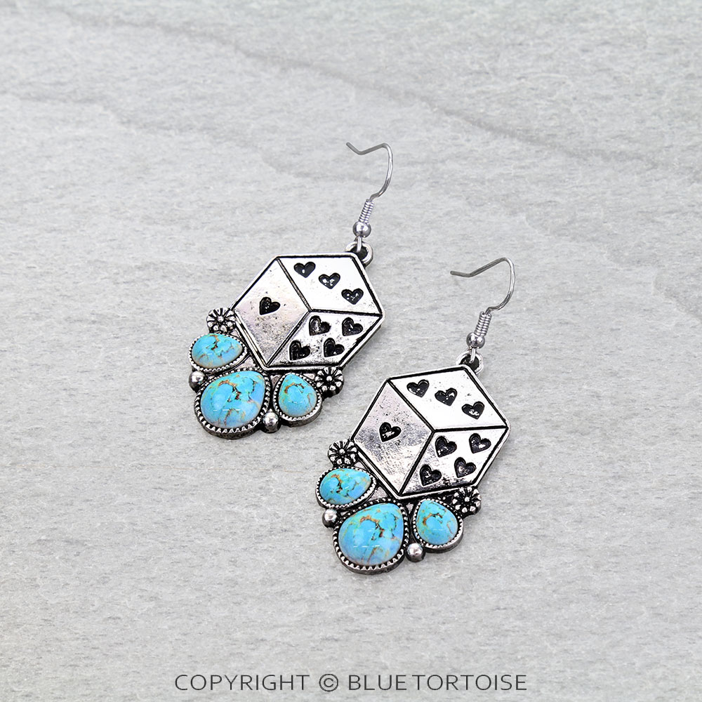 Dice Dangle Earrings