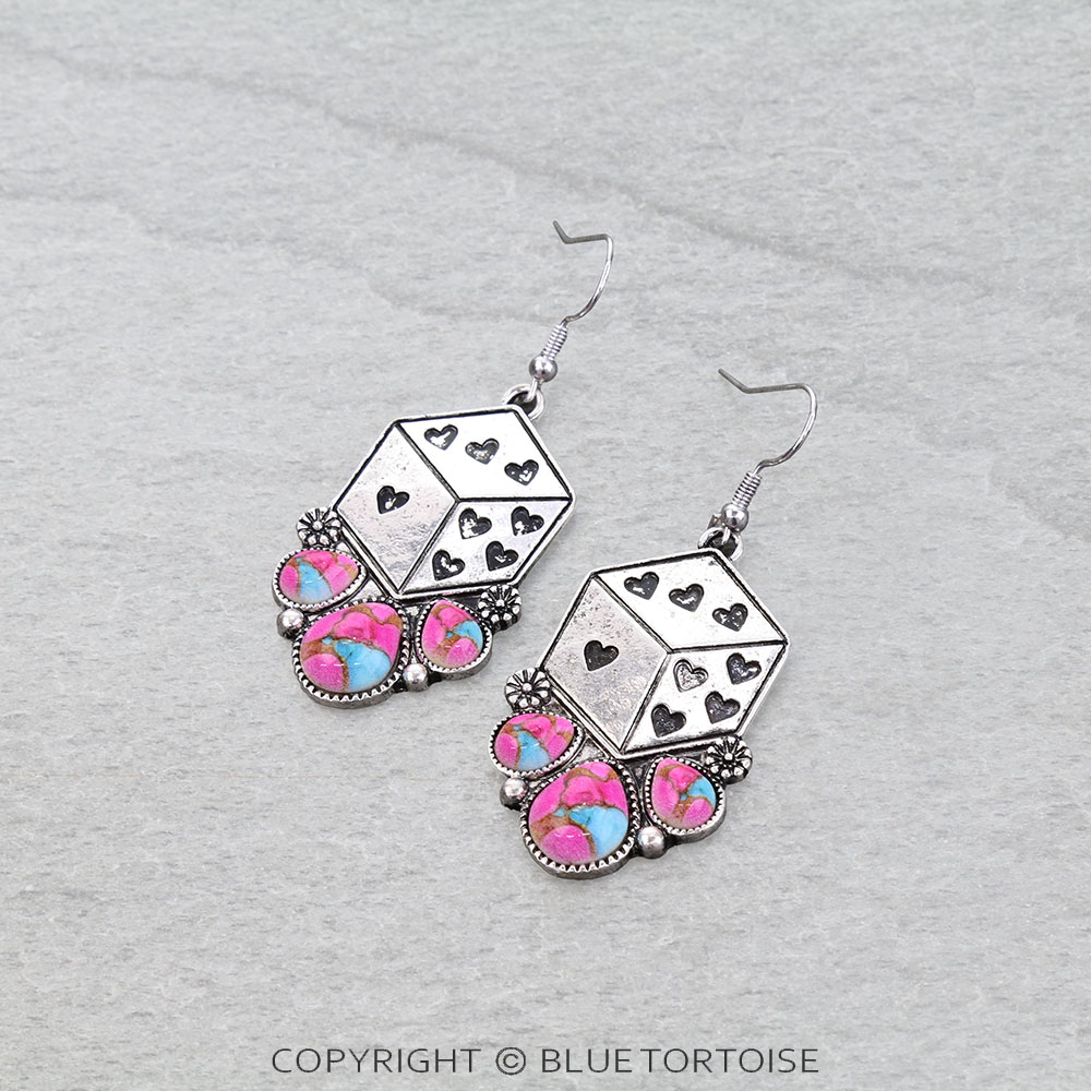 Dice Dangle Earrings