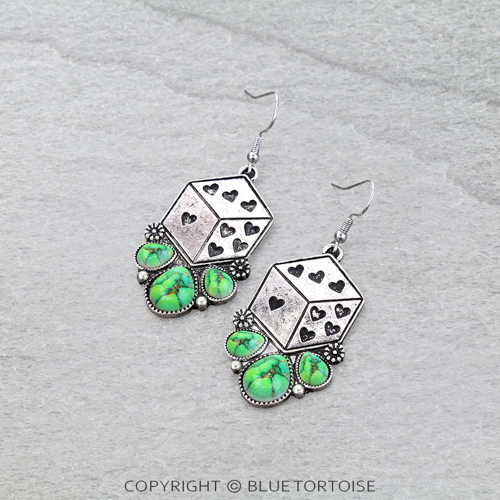Dice Dangle Earrings