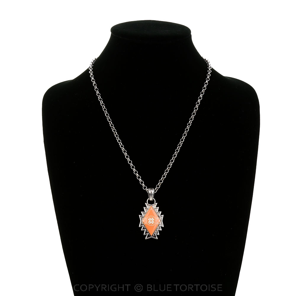 Western Aztec Print Necklace - Image 2