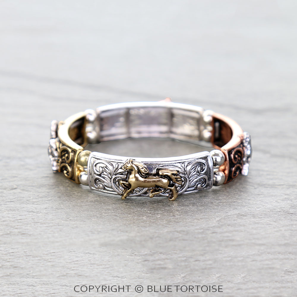 Western Horse Stretch Bracelet