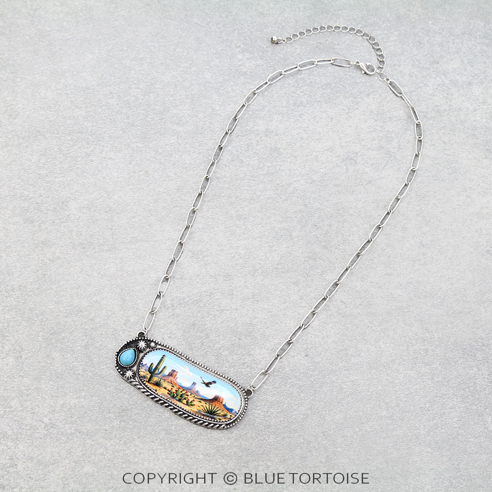 Western Scenery Necklace