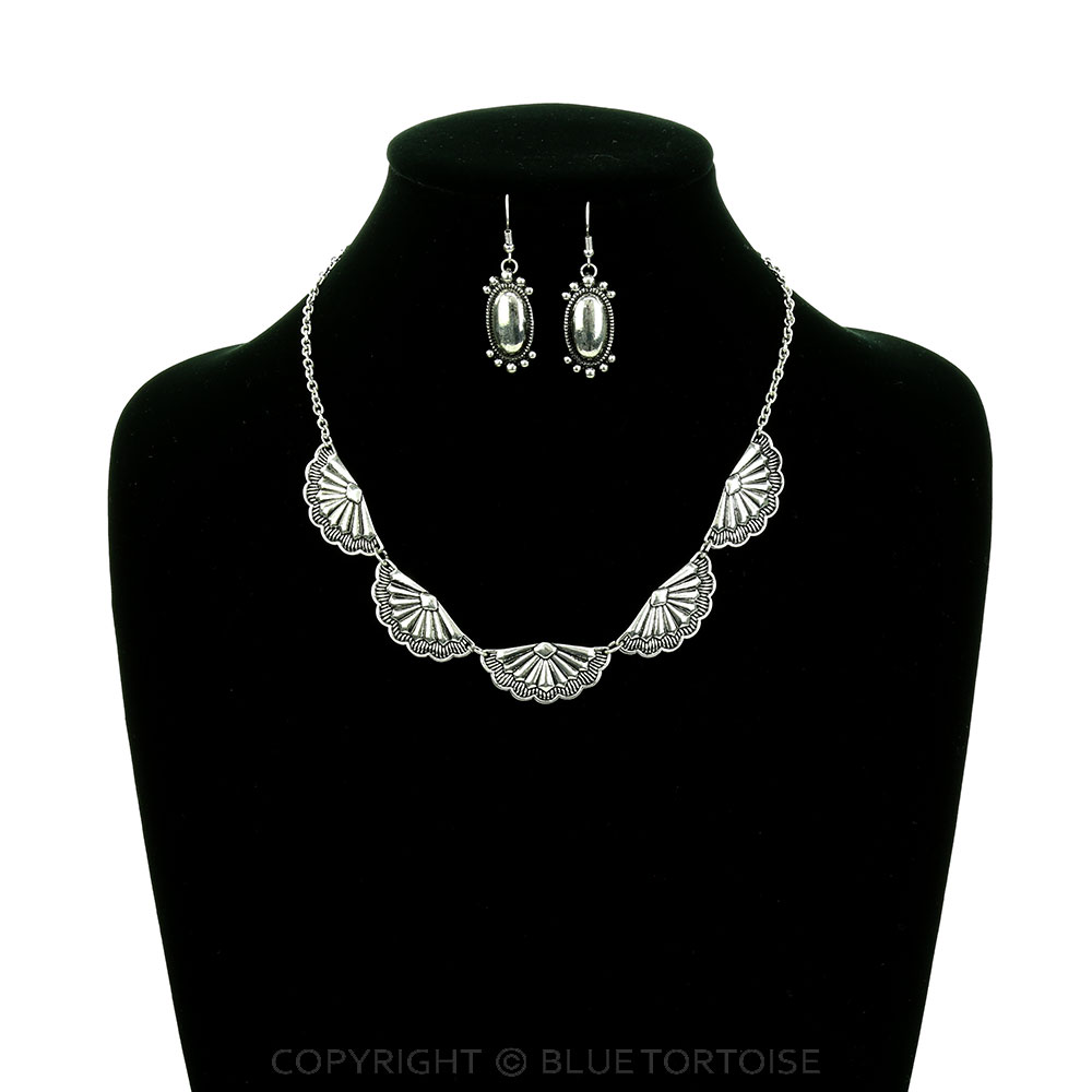 Western Concho Necklace Set - Image 2
