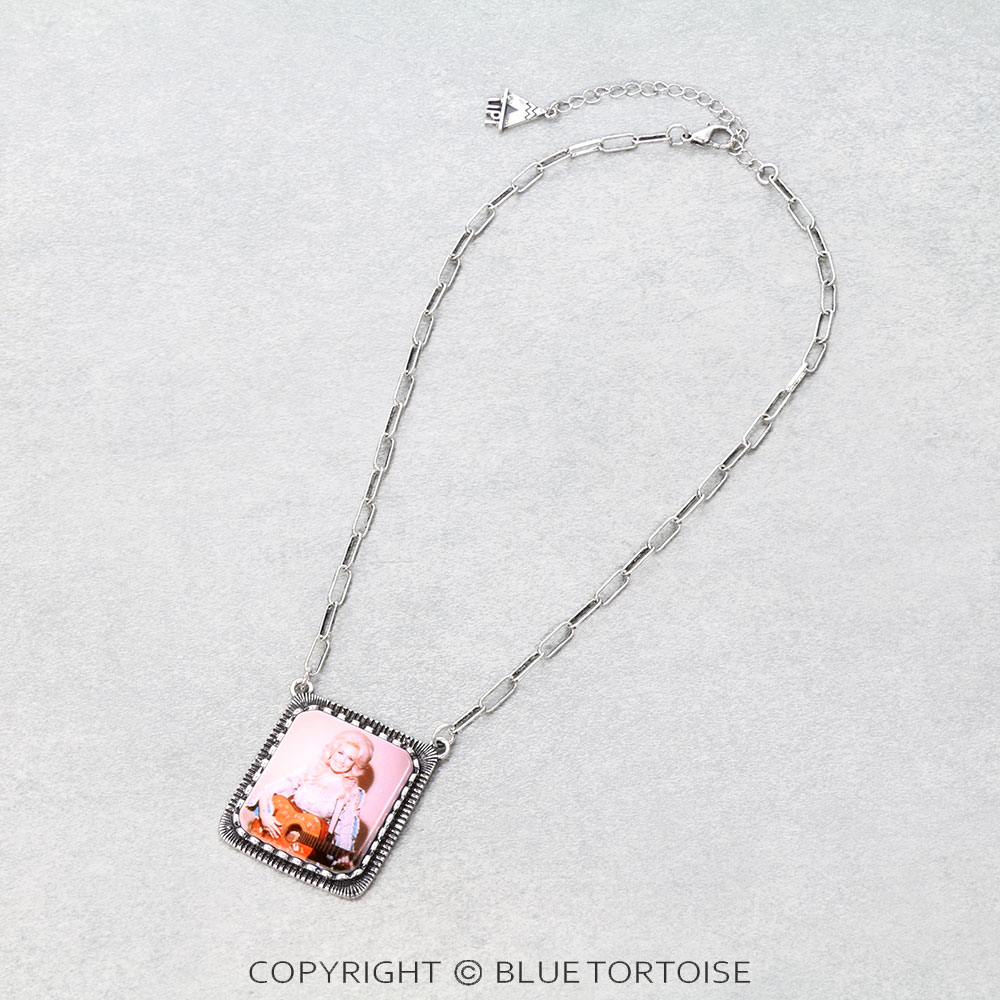 Western Dolly Portrait Necklace