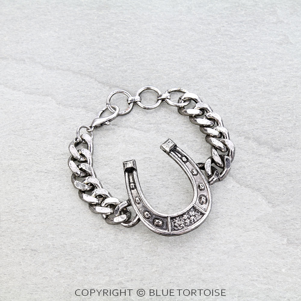 Western Horseshoe Link Bracelet