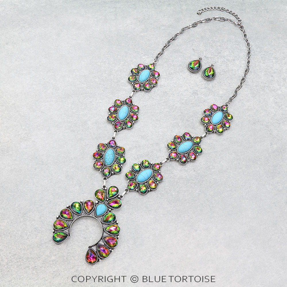 Western Squash Blossom Necklace Set