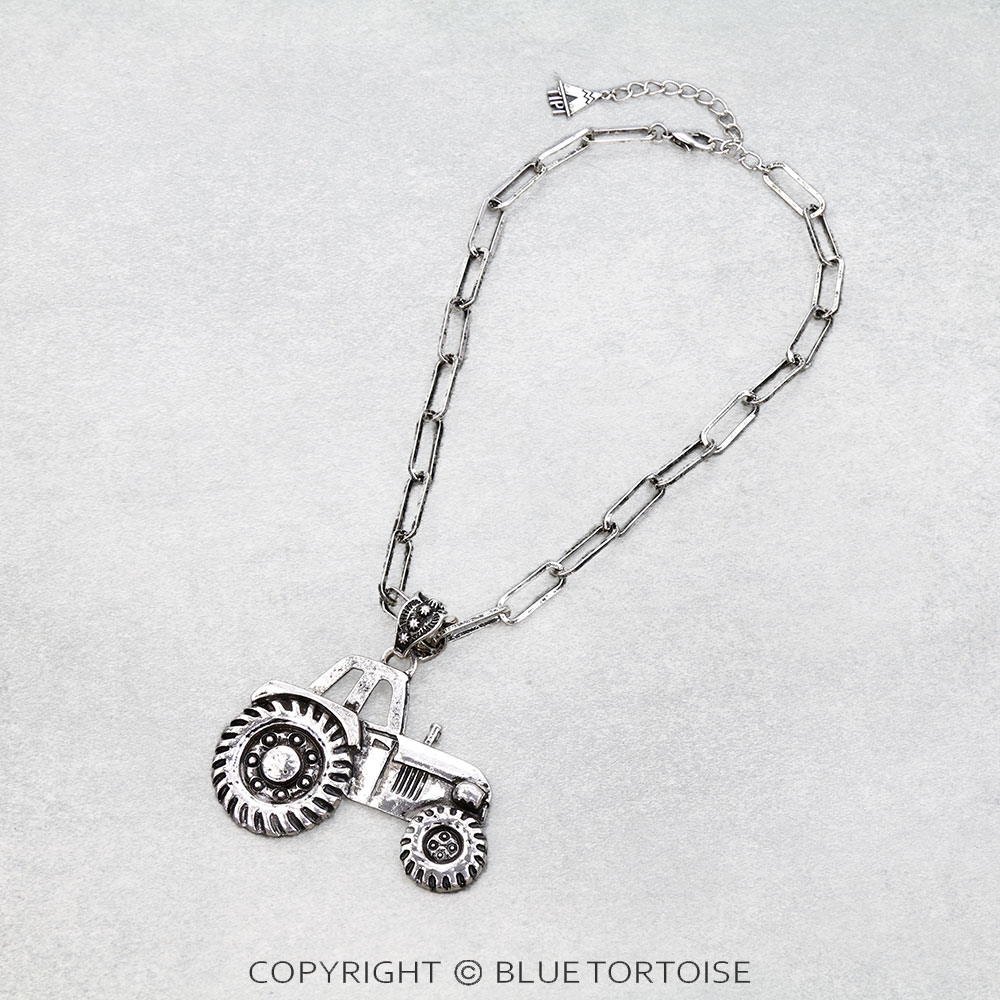 Western Tractor Necklace