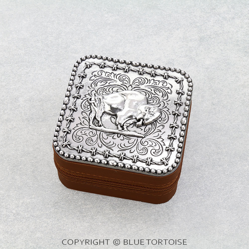 Western Buffalo Jewelry Box