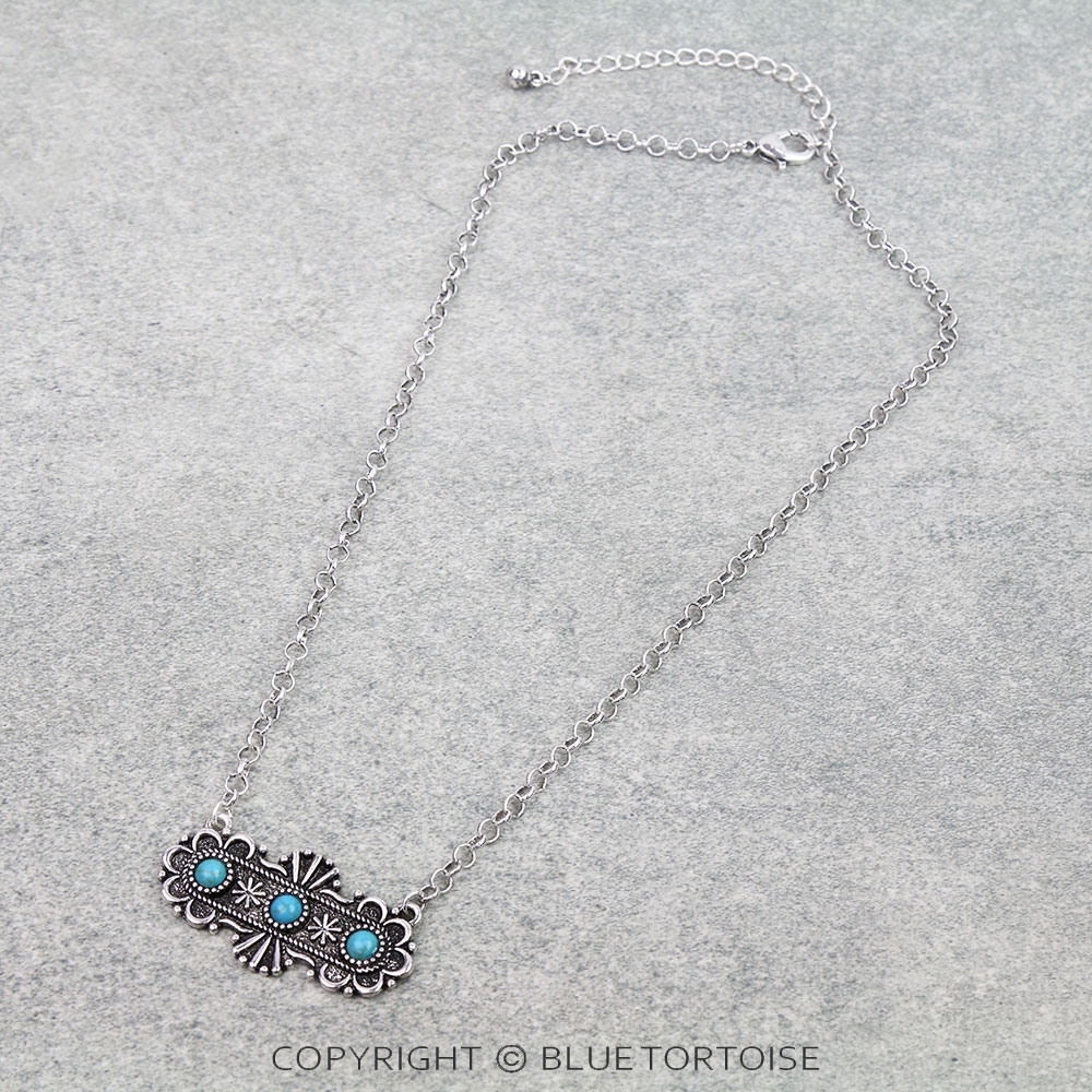 Wester Concho Bar Necklace