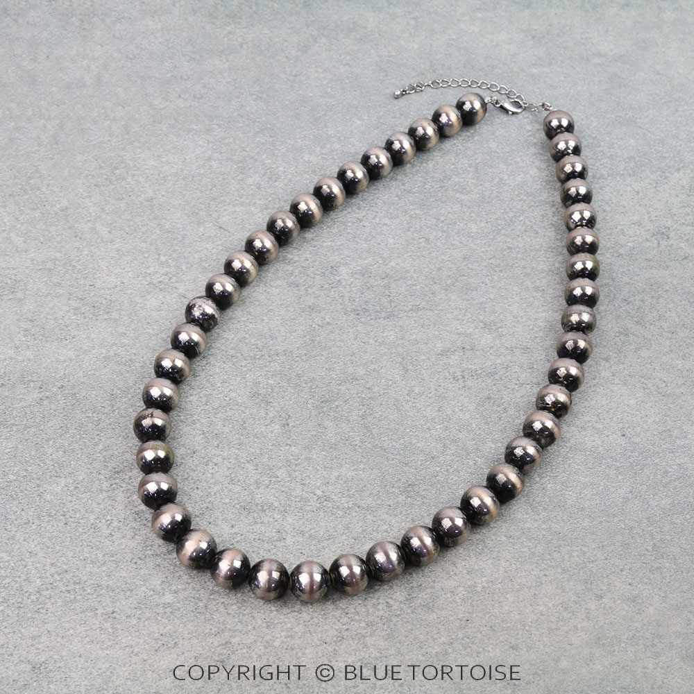 14MM Navajo Style Pearl Necklace