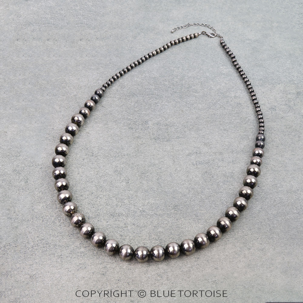 14MM Navajo Style Pearl Necklace