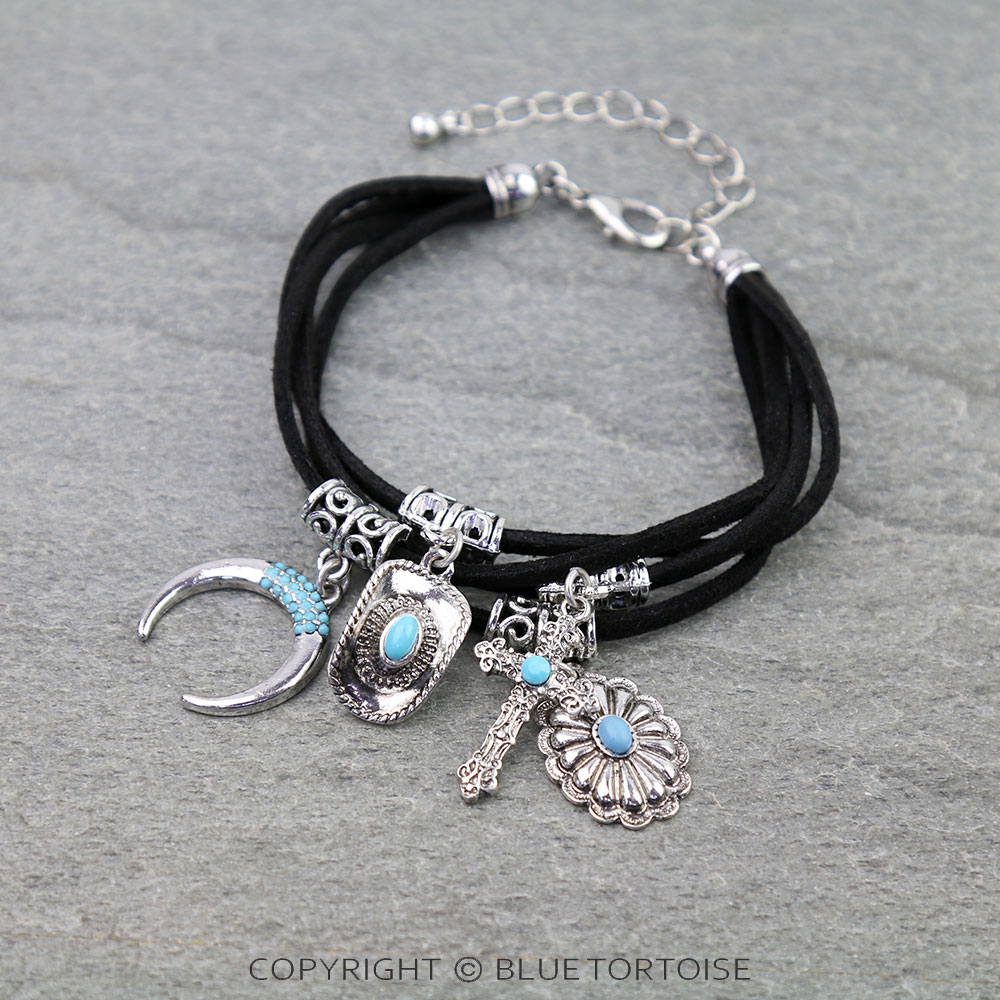 Western Style Charm Link Bracelet