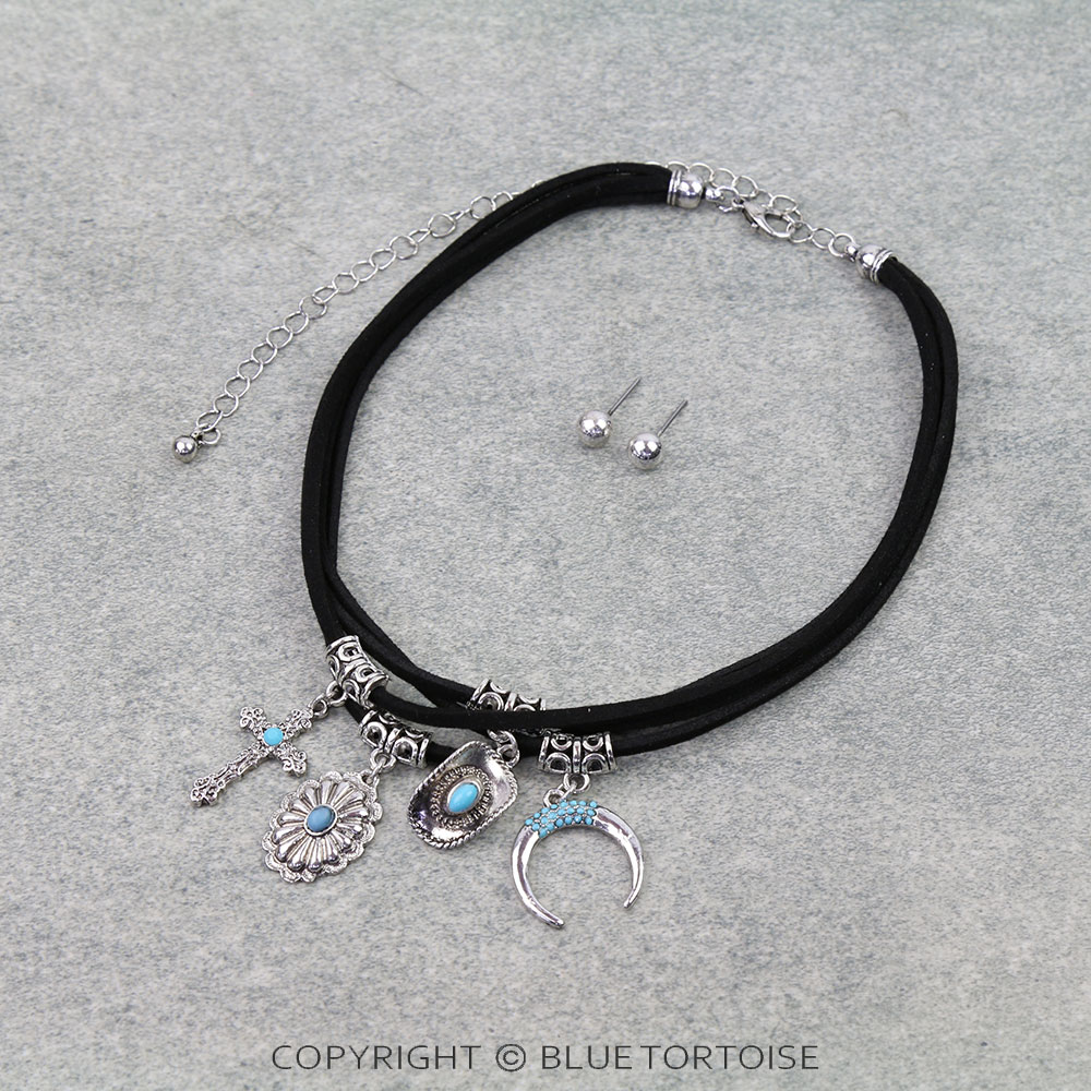Western Style Charm Choker Set