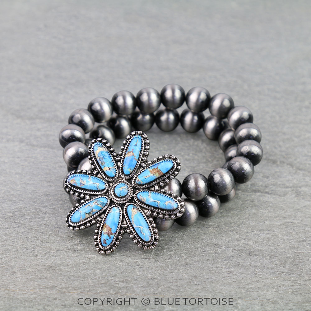 Western Concho Print Bracelet