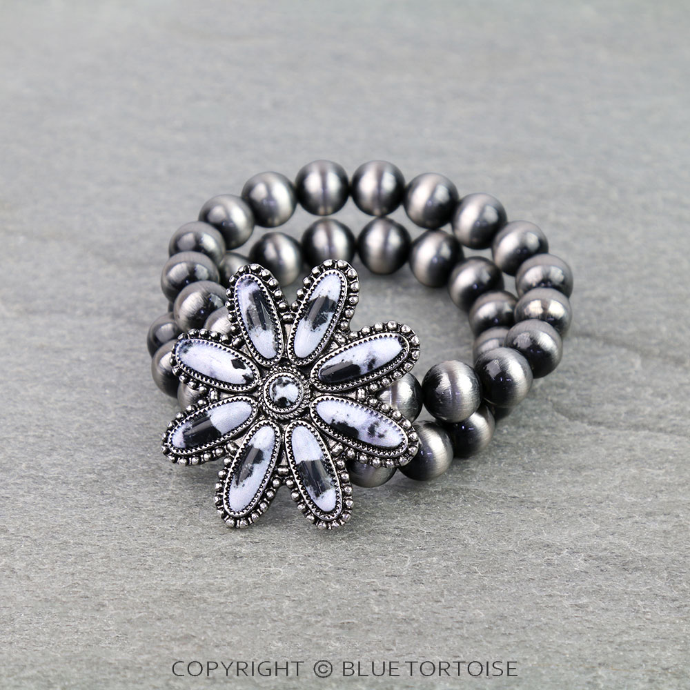 Western Concho Print Bracelet
