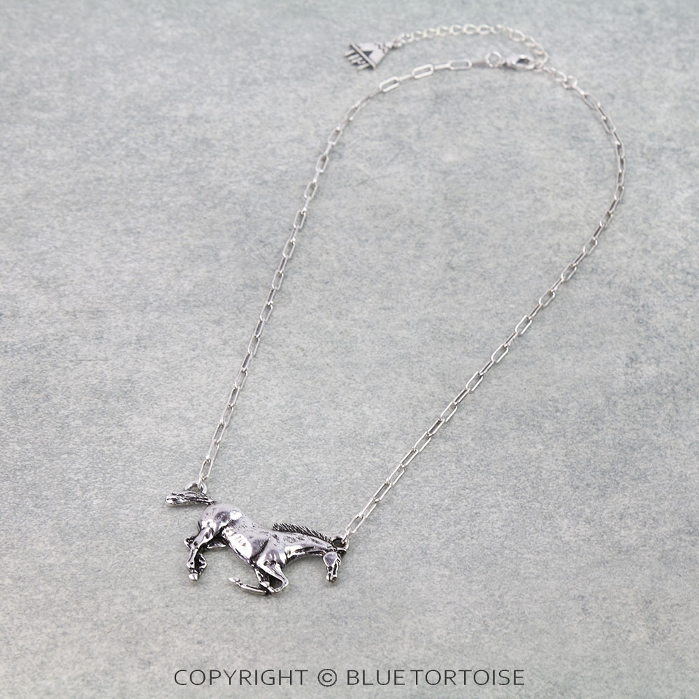 Western Running Horse Necklace - Image 3
