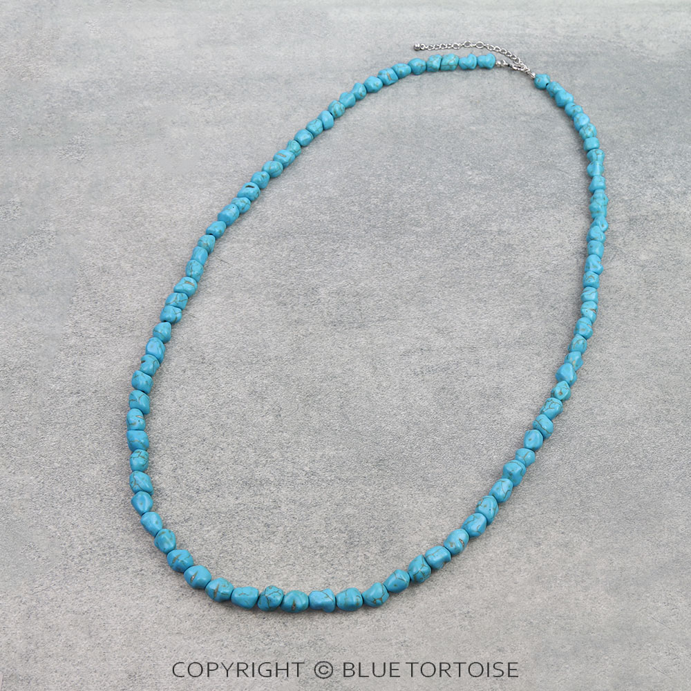 Western Stone Long Necklace
