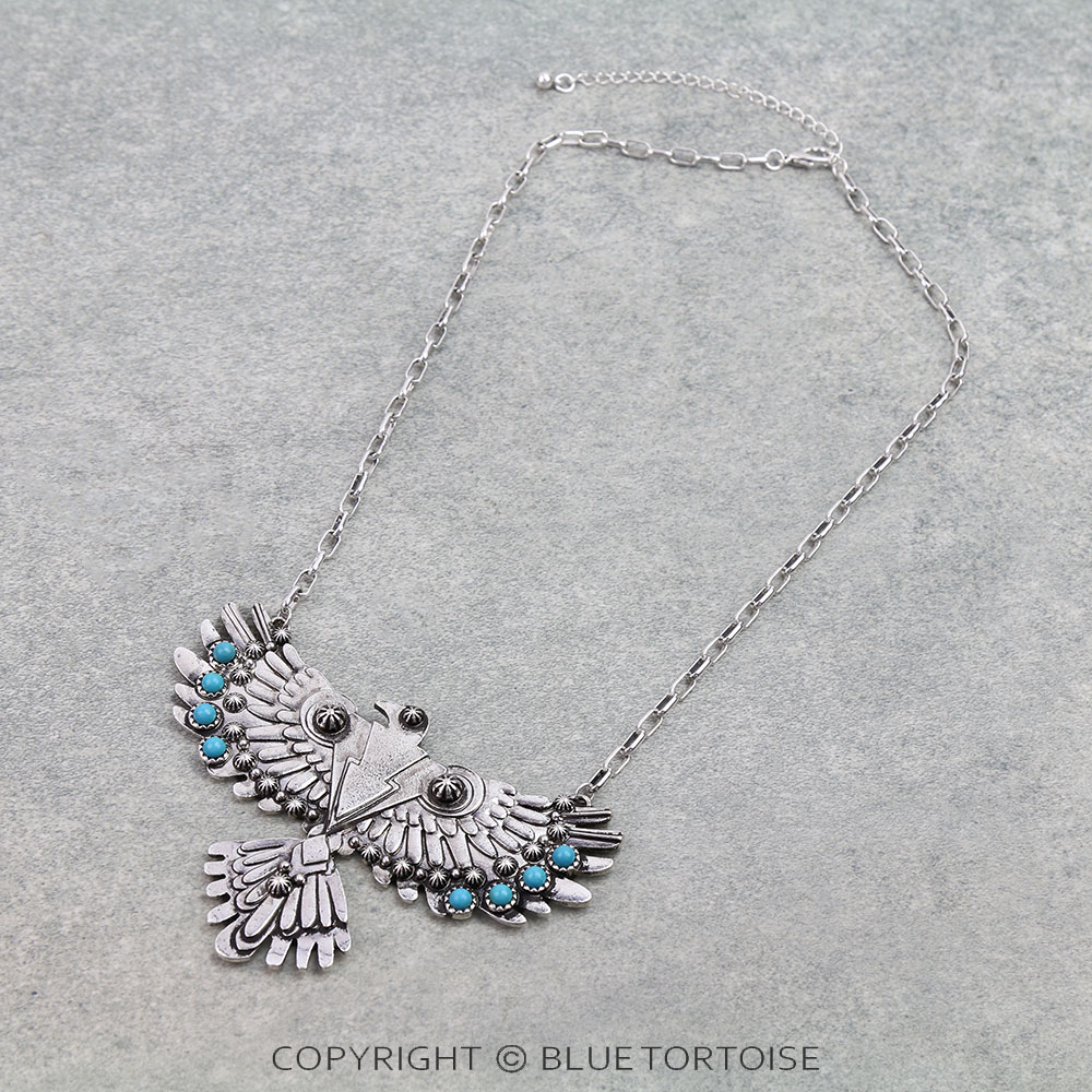 Western Thunderbird Pendant Necklace