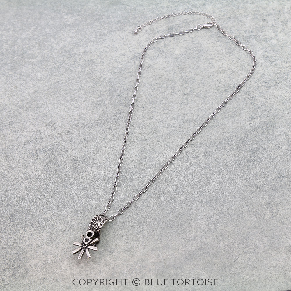 Western Cowboy Boot Spur Necklace