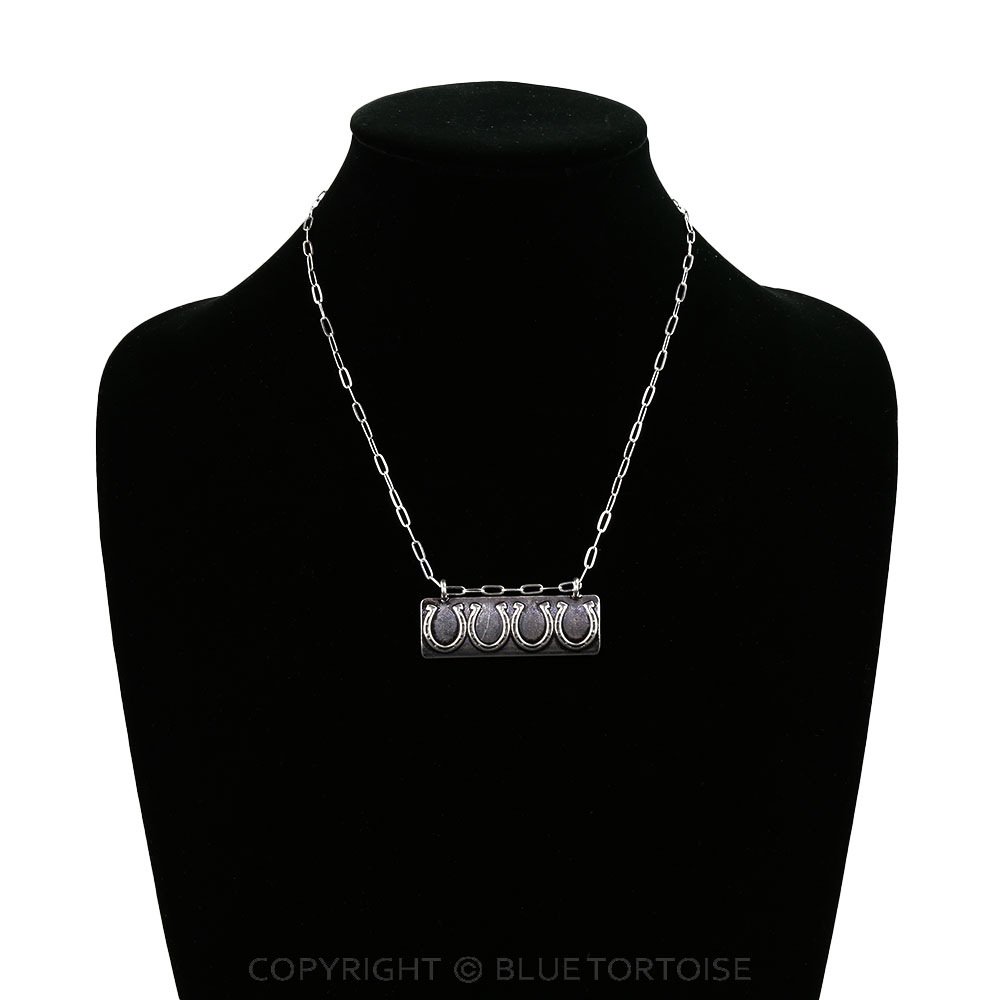 Western Horseshoe Bar Necklace - Image 2