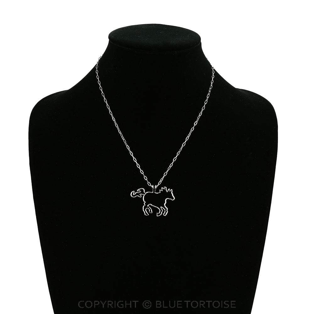Western Horse Cut Out Necklace - Image 2