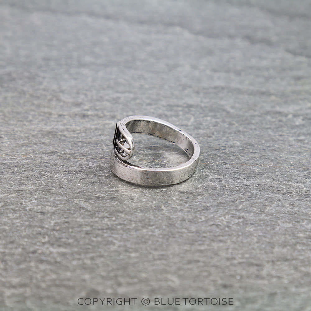 Western Belt Buckle Cuff Ring - Image 2