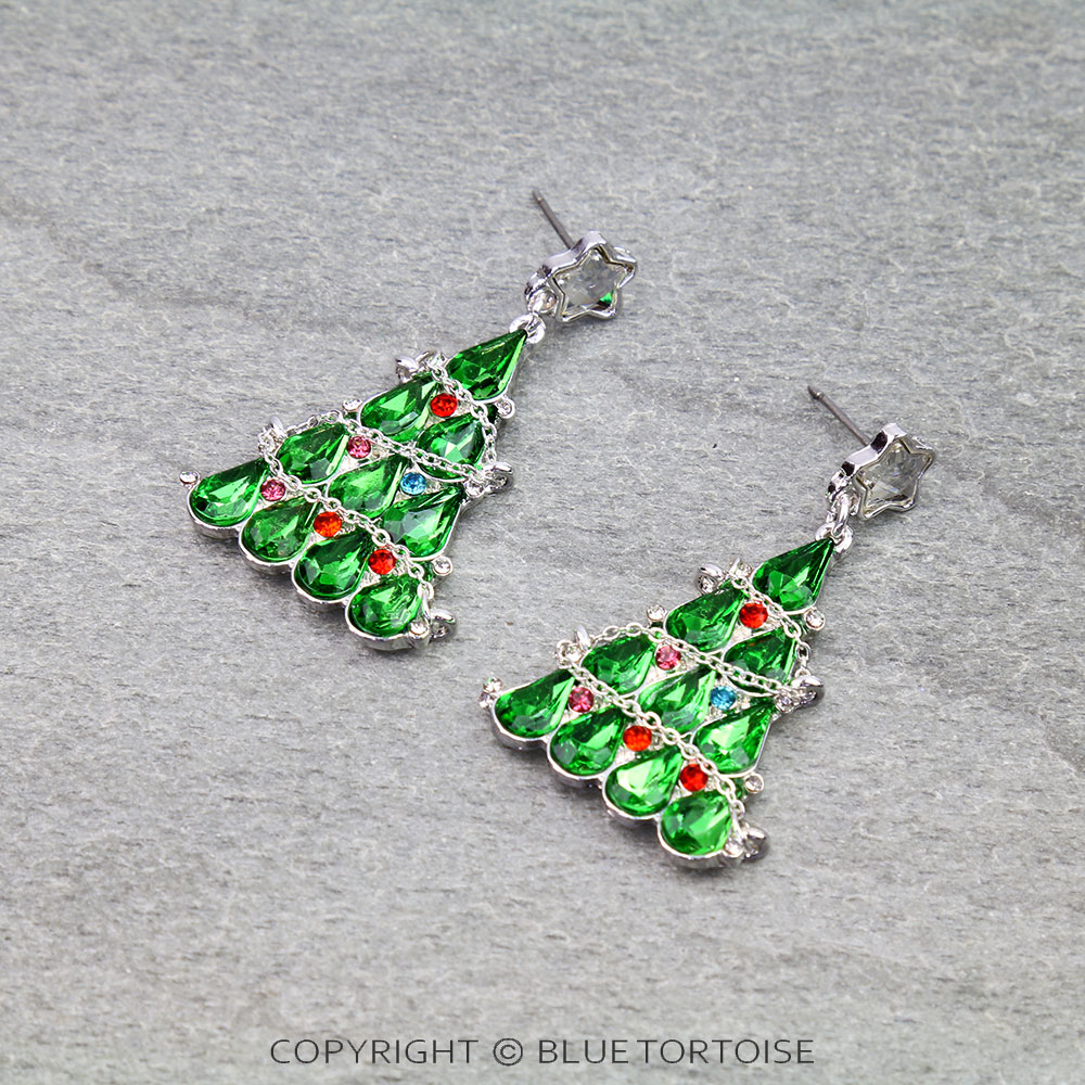 Christmas Tree Stud Earrings
