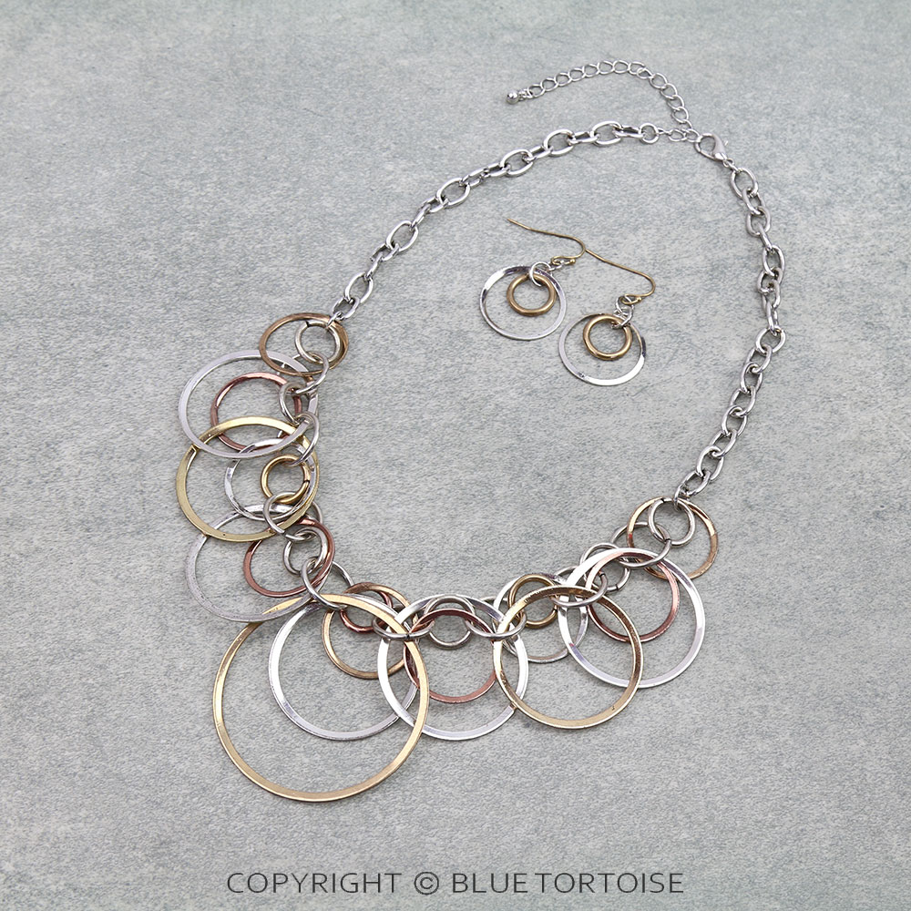 Western Style Charm Necklace Set