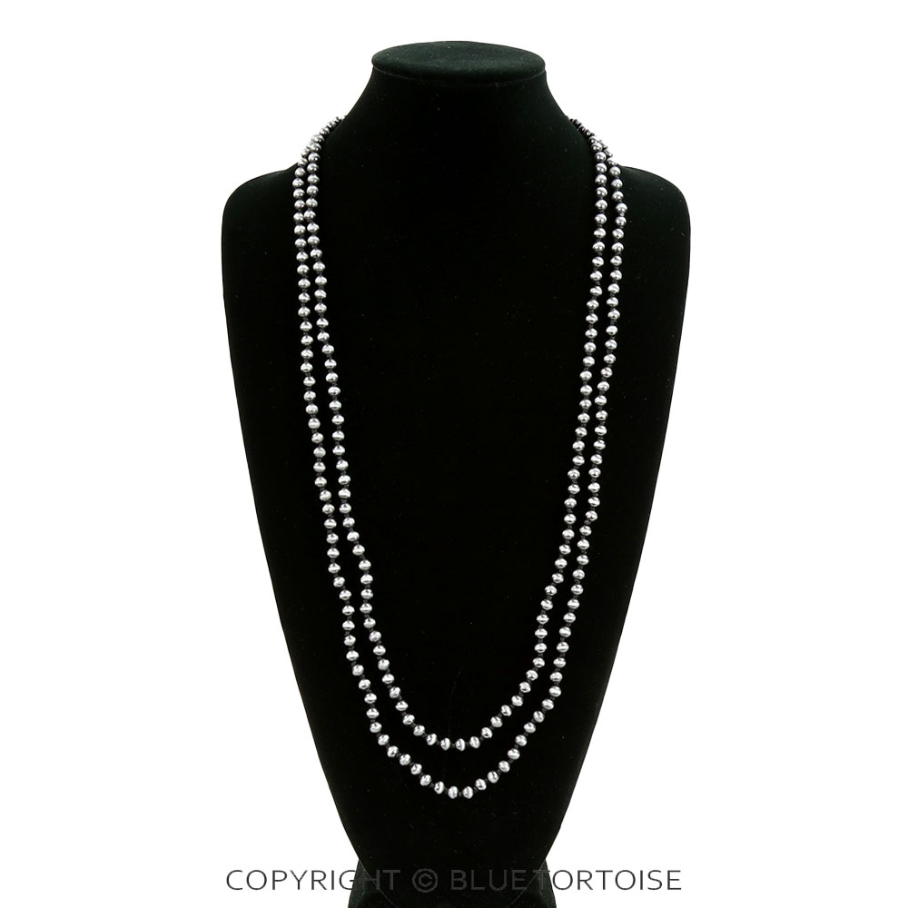 70" Navajo Style Pearl Necklace - Image 2