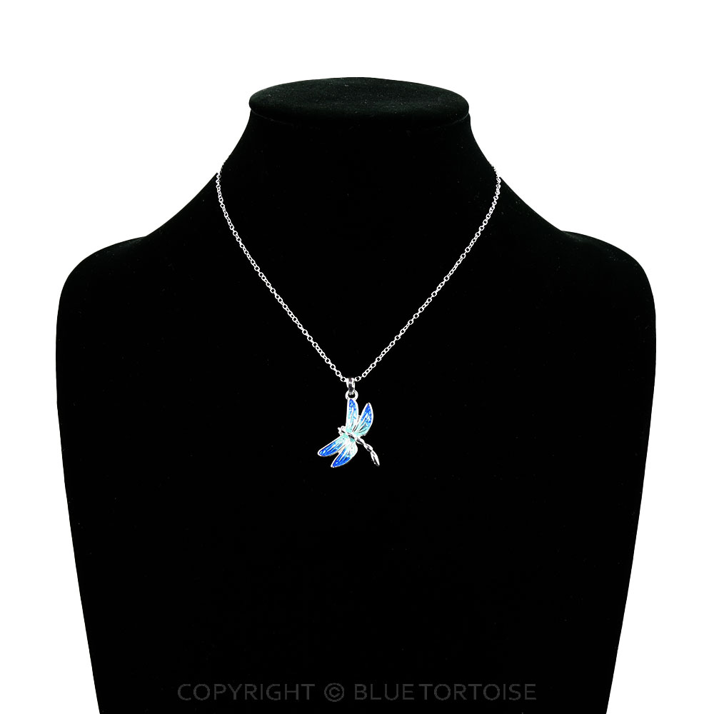 Garden Epoxy Dragonfly Necklace - Image 2
