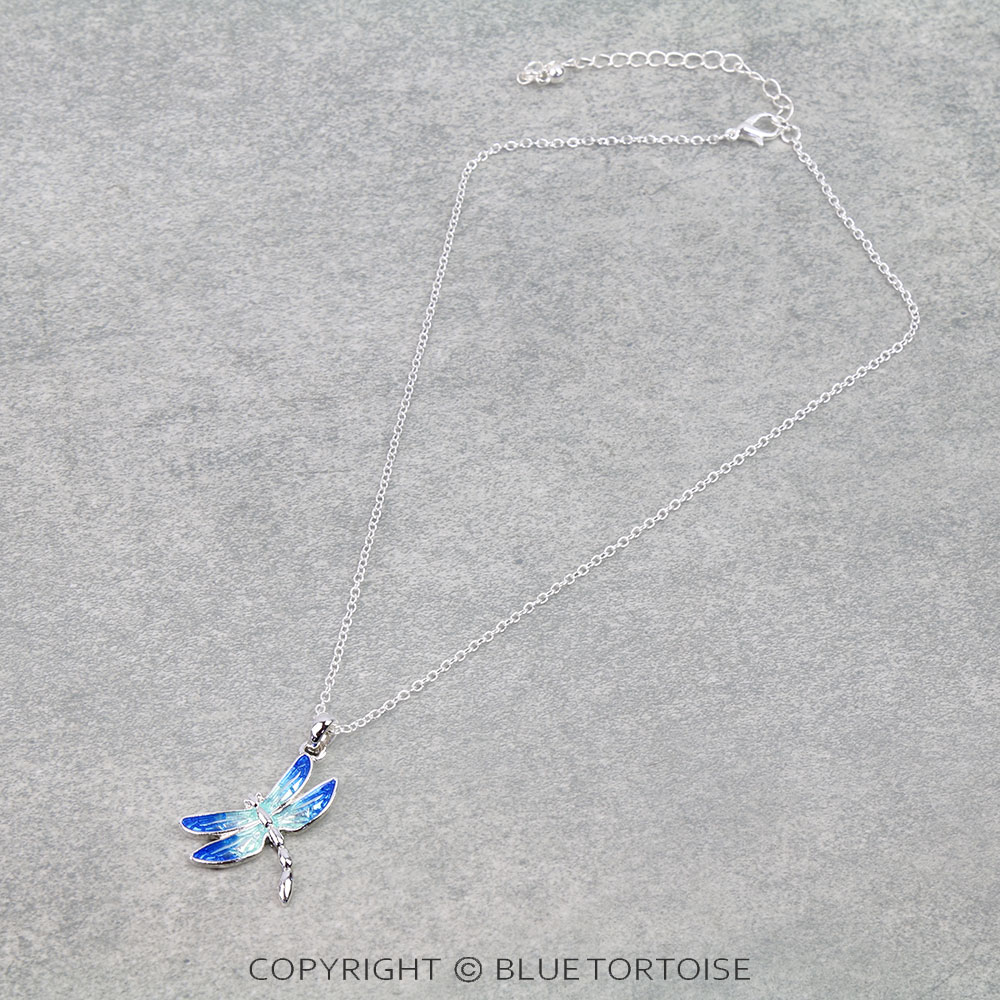 Garden Epoxy Dragonfly Necklace