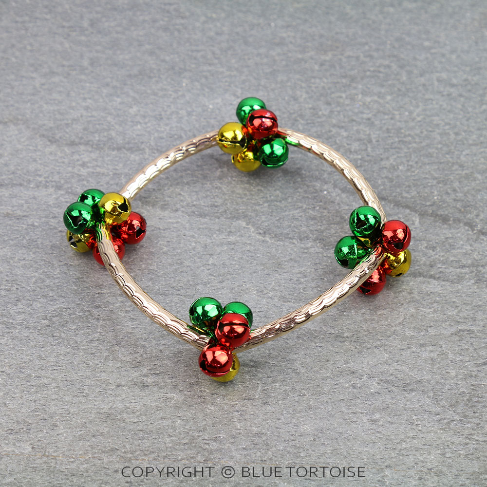 Christmas Jingle Bell Stretch Bracelet