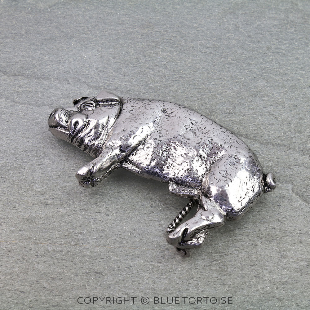 Western Pig Belt Buckle