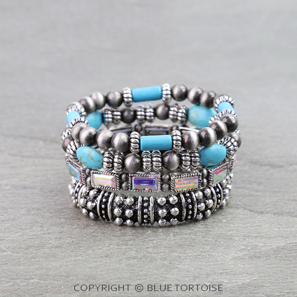 Western Rectangle Stackable Bracelet