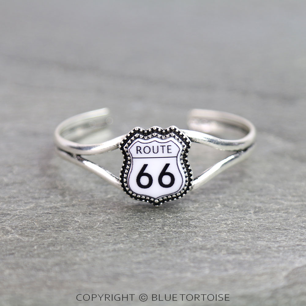 Western Route 66 Cuff Bracelet