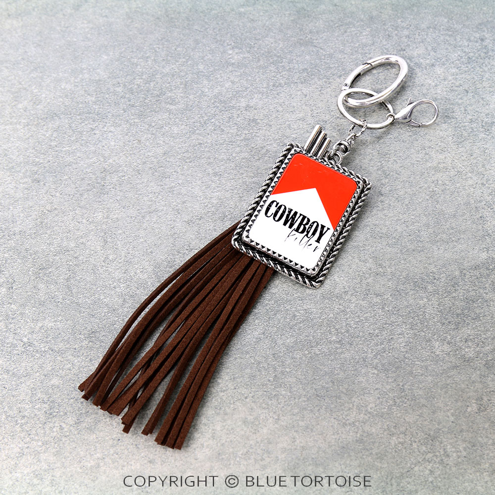 Western Cowboy Killer Cigarettes with Tassel Keychain