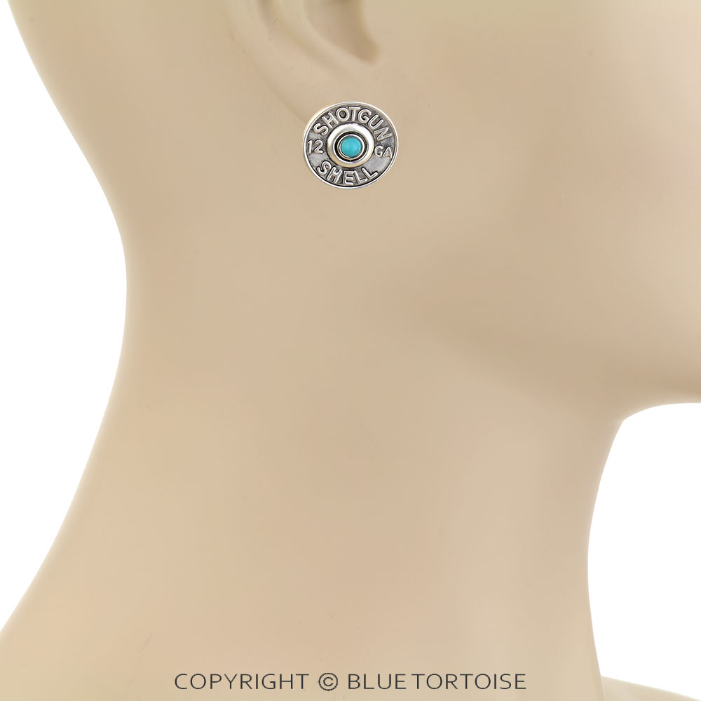 Superior Western Shotgun Shell Stud Earrings - Image 2