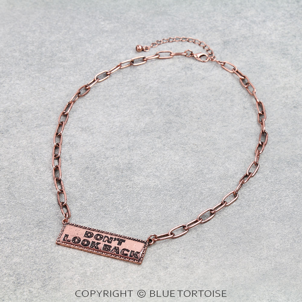 Western Bar Chain Necklace