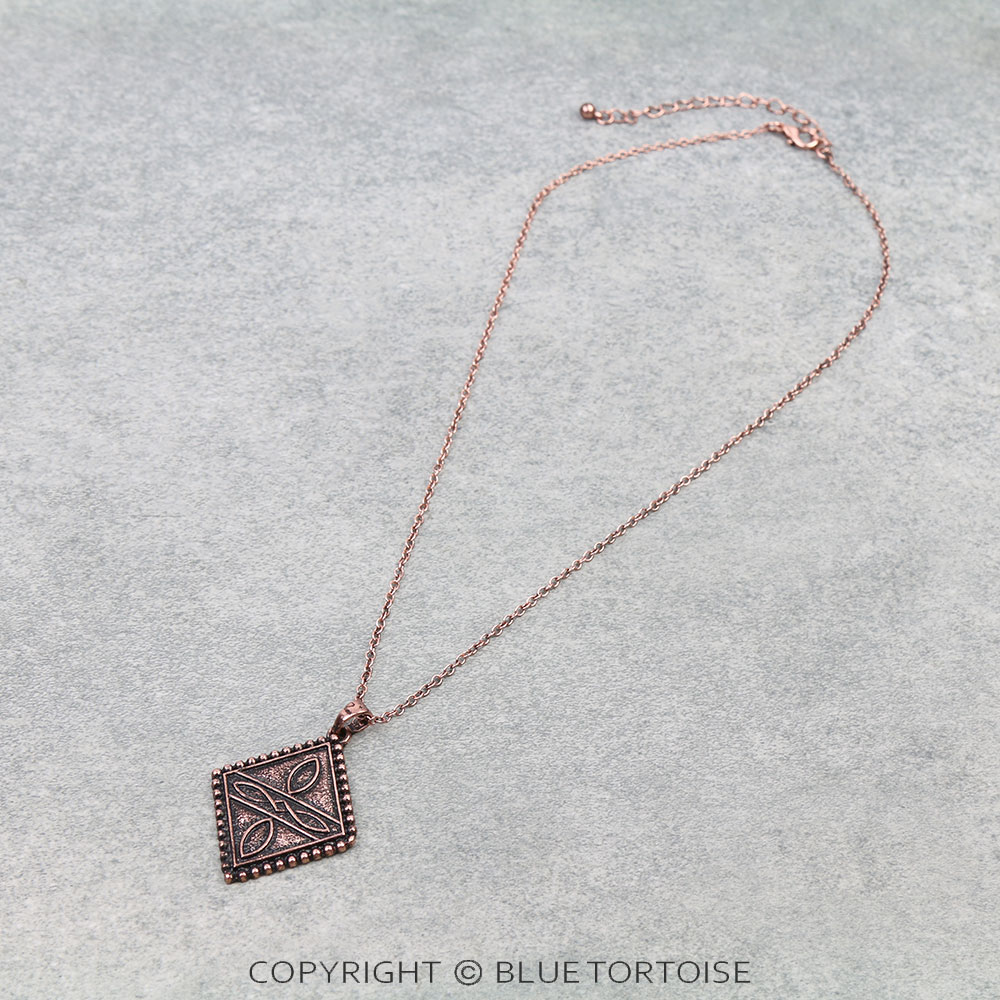 Western Boot Stitch Diamond Necklace