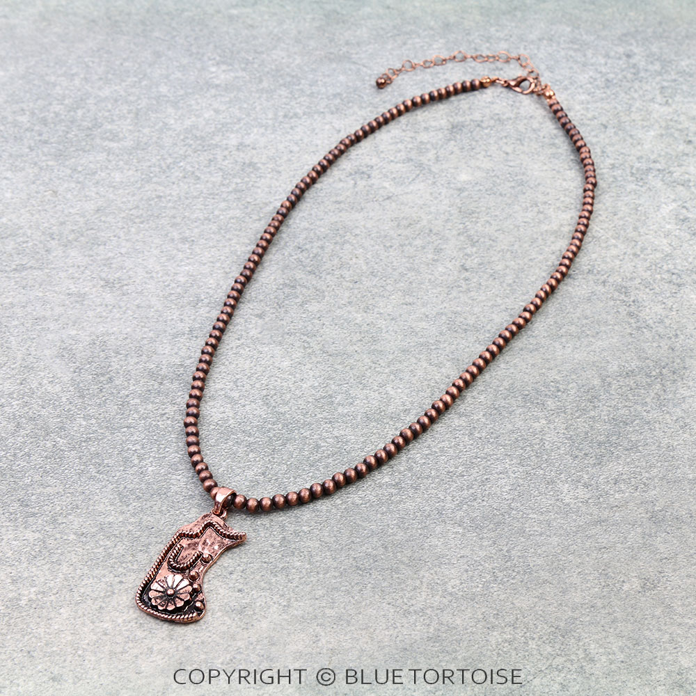 Western Saddle Necklace
