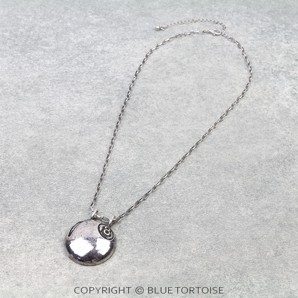 Western 8 Ball Pendant Necklace