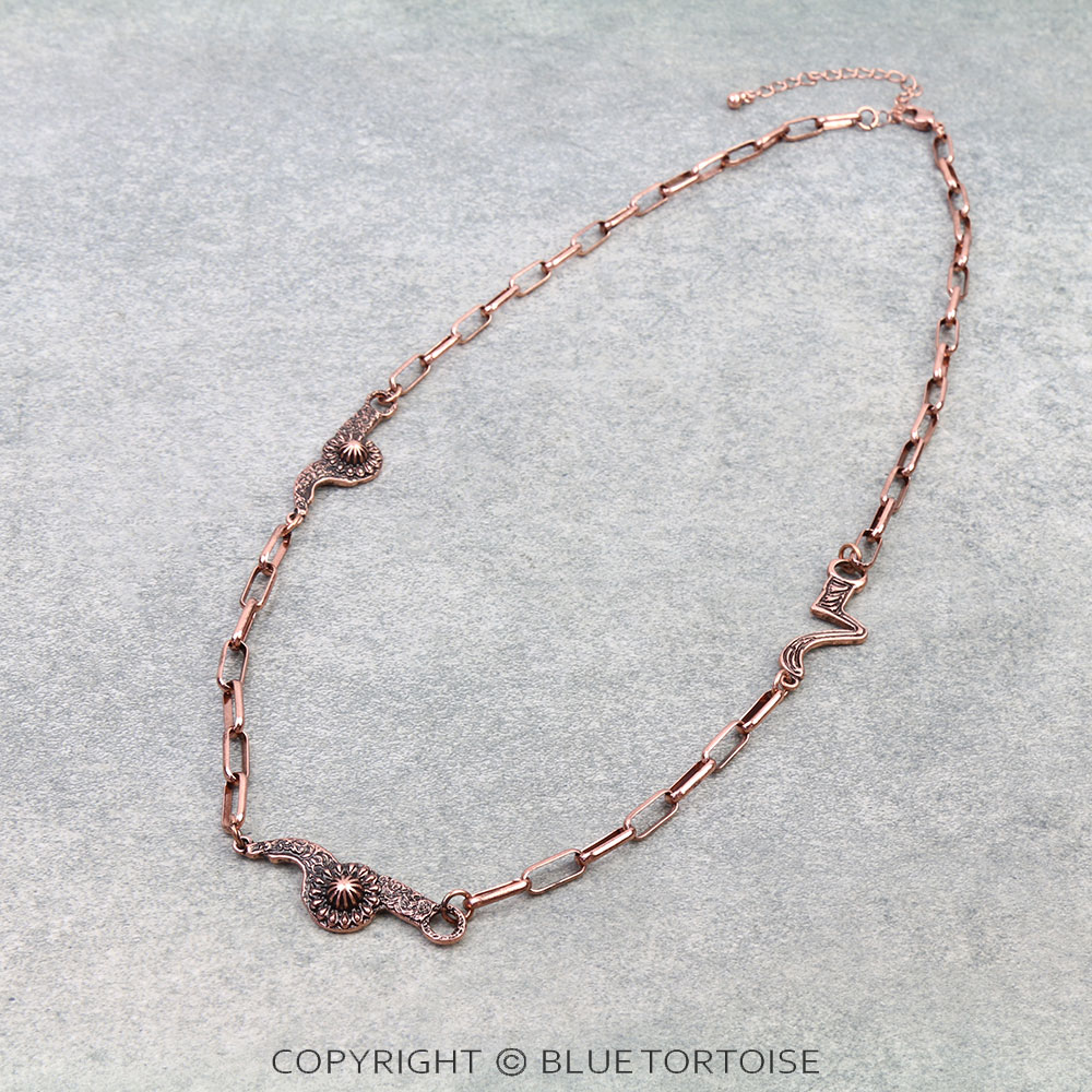 Western Saddle Necklace