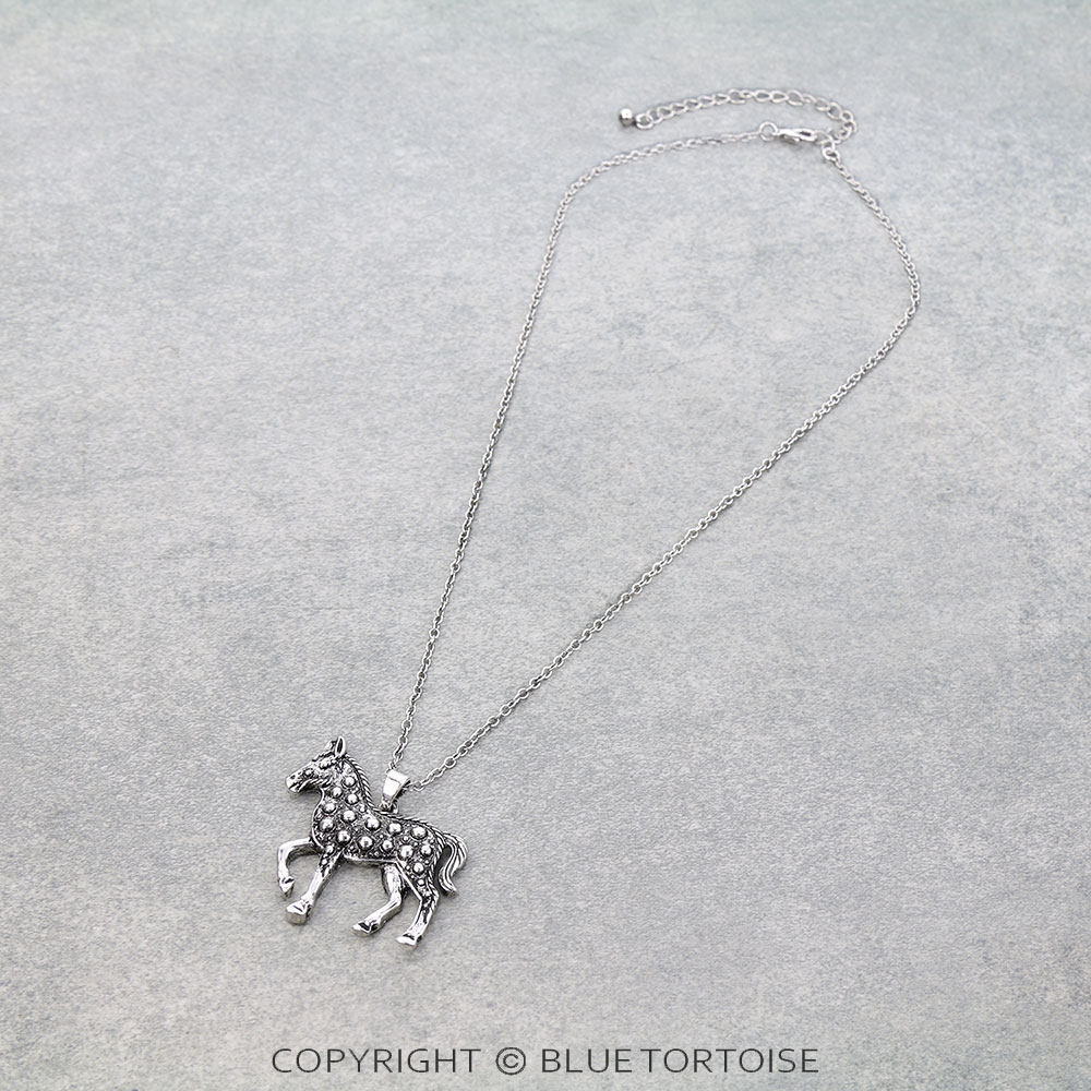 Western Ball TXR Horse Necklace
