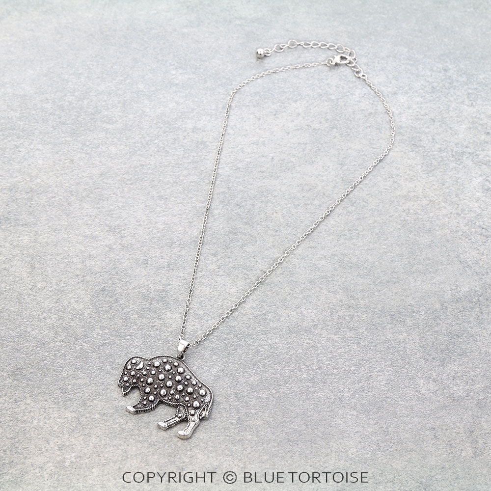Western Ball TXR Buffalo Necklace