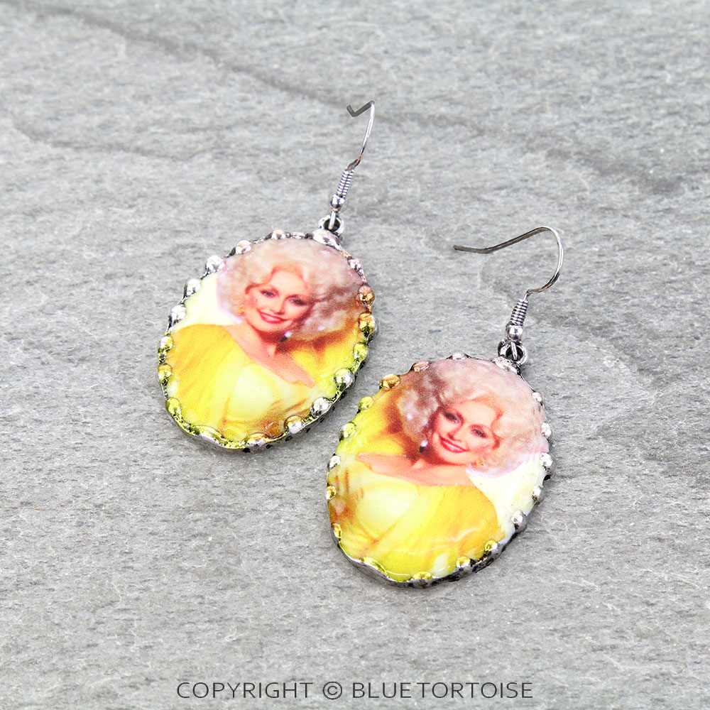 3D Ball TXR Printing Dangle Earrings