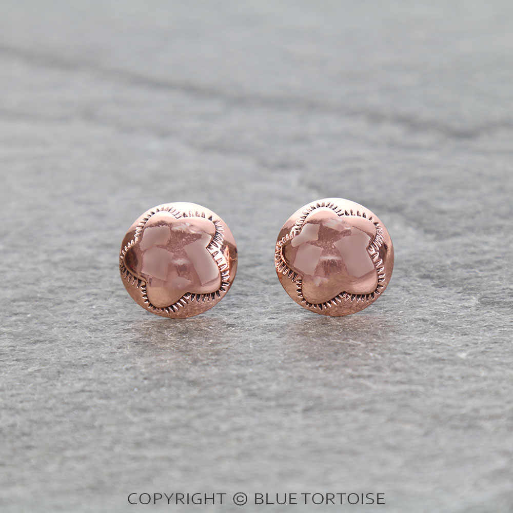 Superior Western Texture Stud Earrings